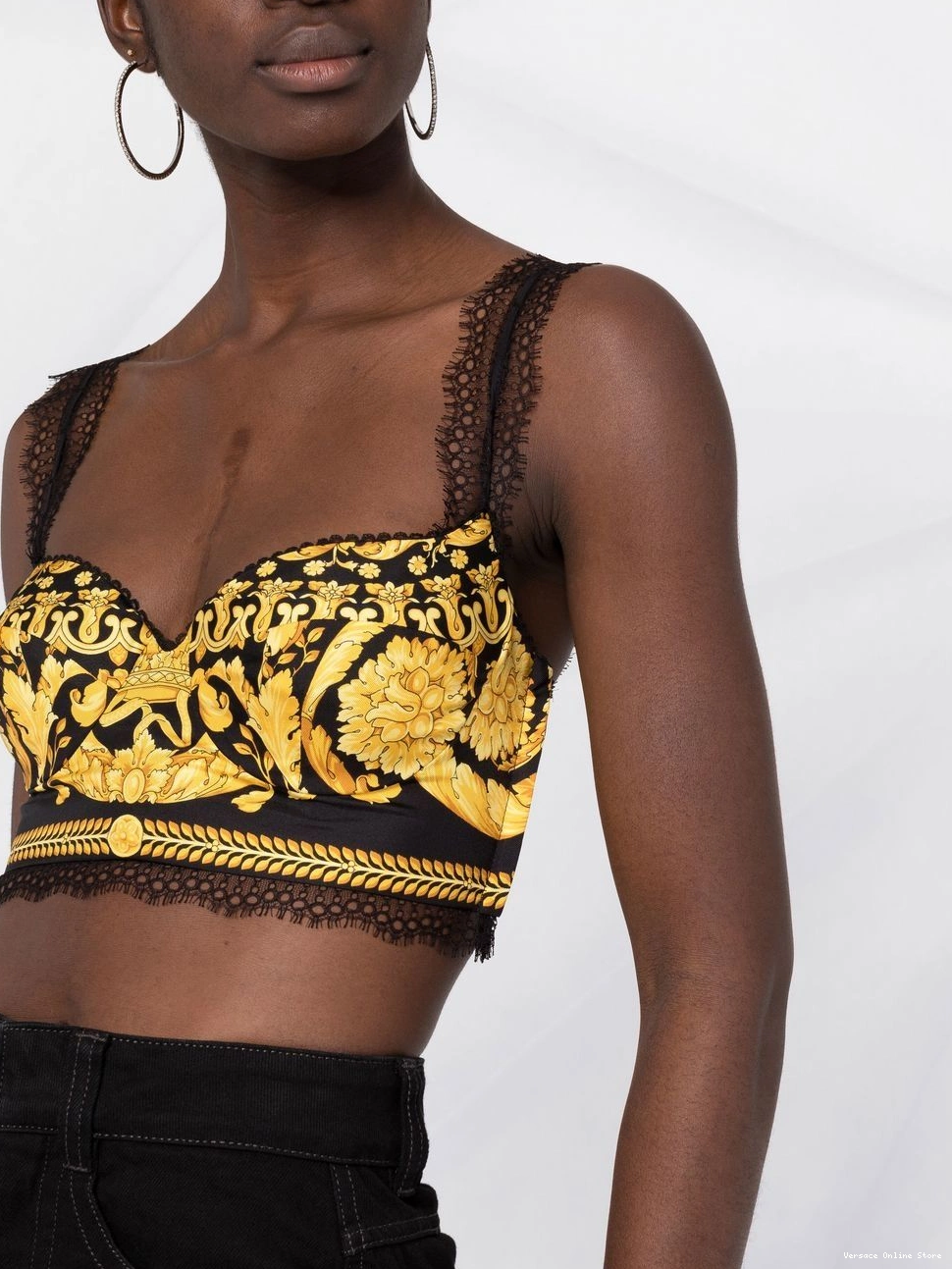 Affordable Versace Women top baroque-print 0427
